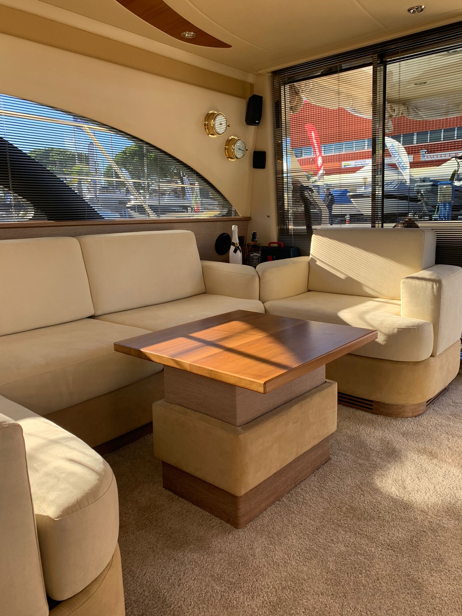 Comfortable air-conditioned yacht room